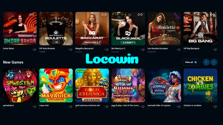 available types of Locowin bet including pre-match live express and system bets